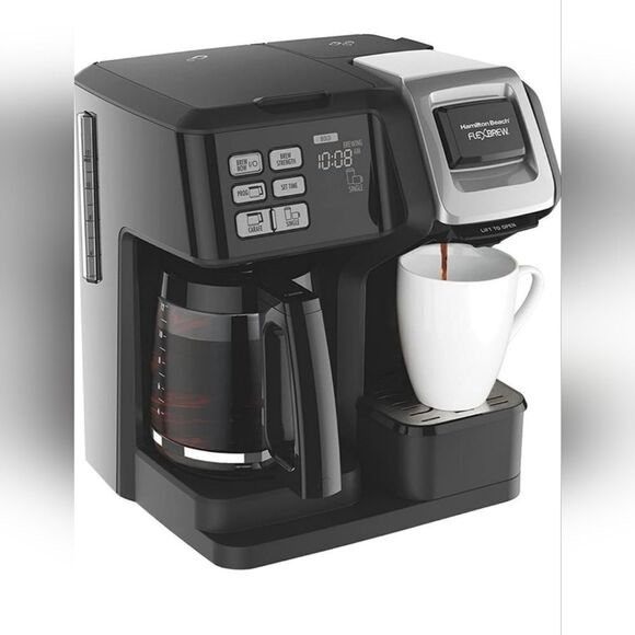 Hamilton Beach 49976 FlexBrew Trio 2-Way Coffee Maker, Compatible with K-Cup - Picture 1 of 6